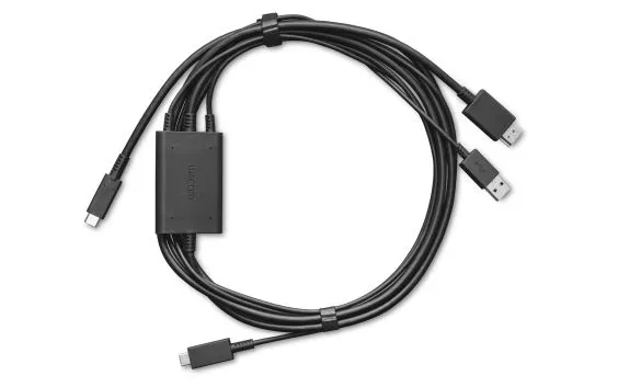 Wacom One 3 in 1 Cable for Wacom One 12 and 13 Touch